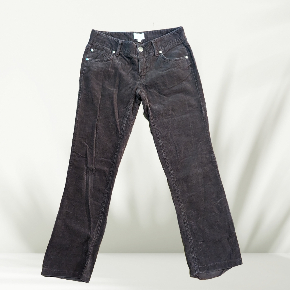 Women's Jacob Connexion brown corduroy trousers size 7/8